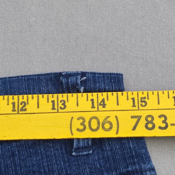 Simon Chang Jeans women's size 10  blue colour wide leg classic minimalist denim - Picture 9 of 13